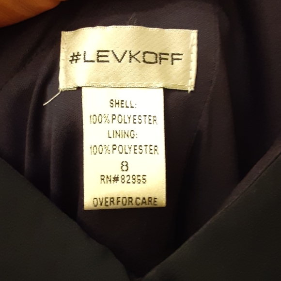 WORN ONCE! Bill Levkoff Navy Bridesmaid Dress - Picture 7 of 8